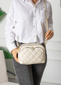 Sac Bandoulière Turc Matelassé – Blanc Cassé