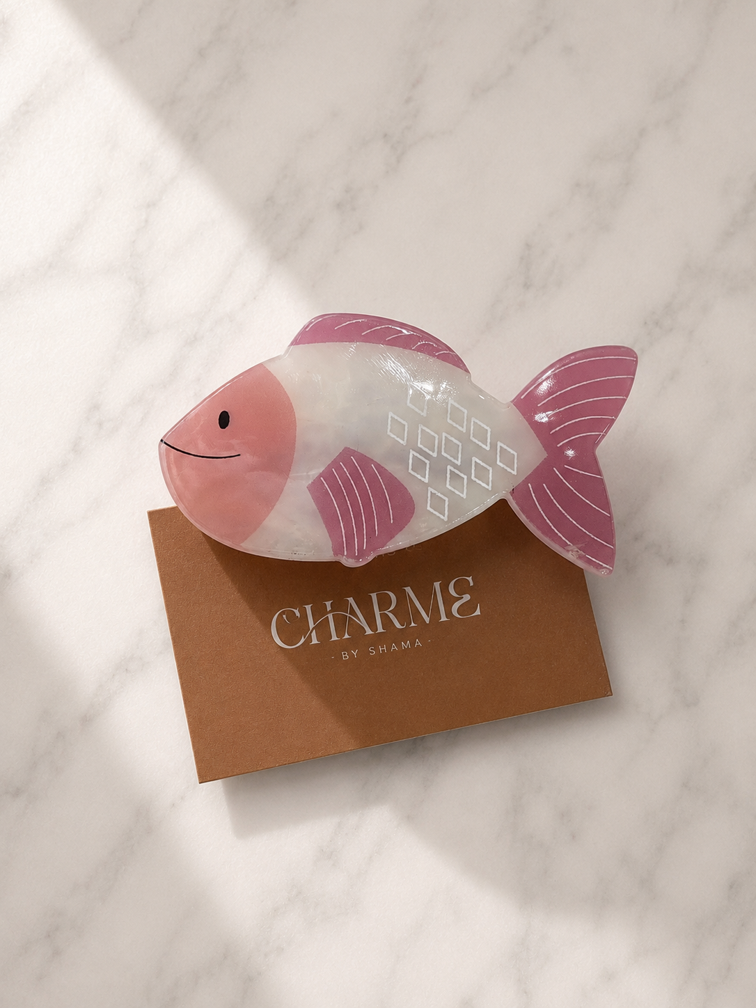 Pince à Cheveux Poisson Rosé 🐟💕