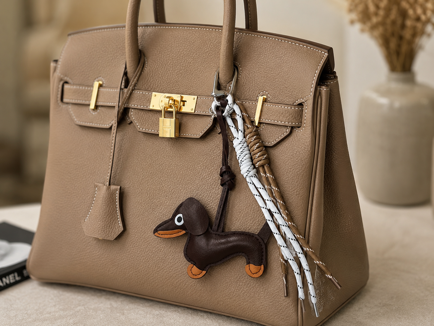 CHARM BAG Little Teckel 🐾🤎