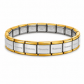 bracelet italien Argenté et Doré