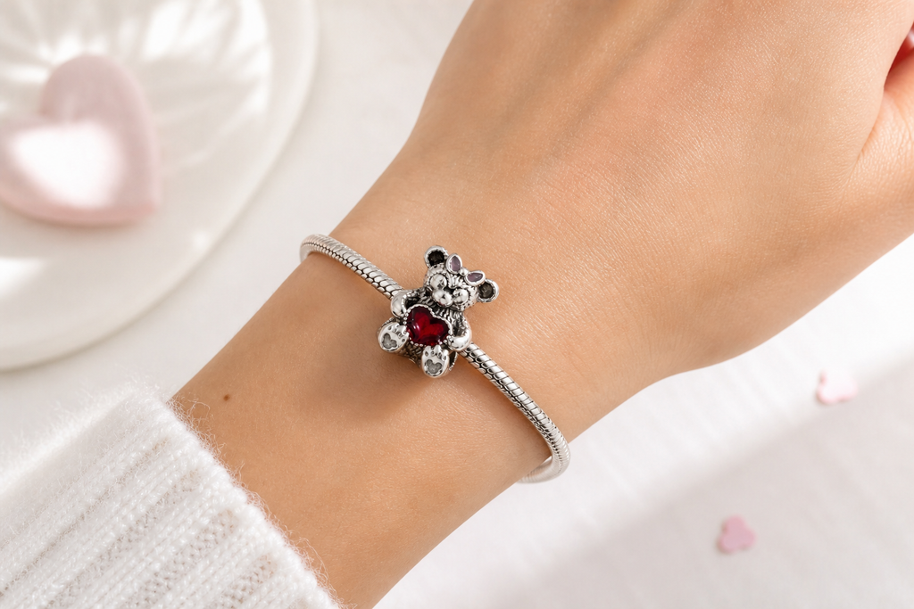 Charm Teddy Love