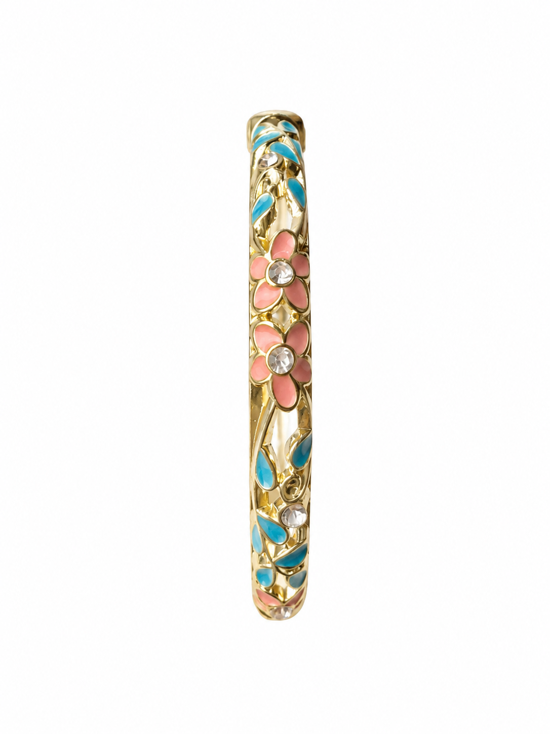 Joncs Thaïlandais "Doré, Rose Poudré & Turquoise"