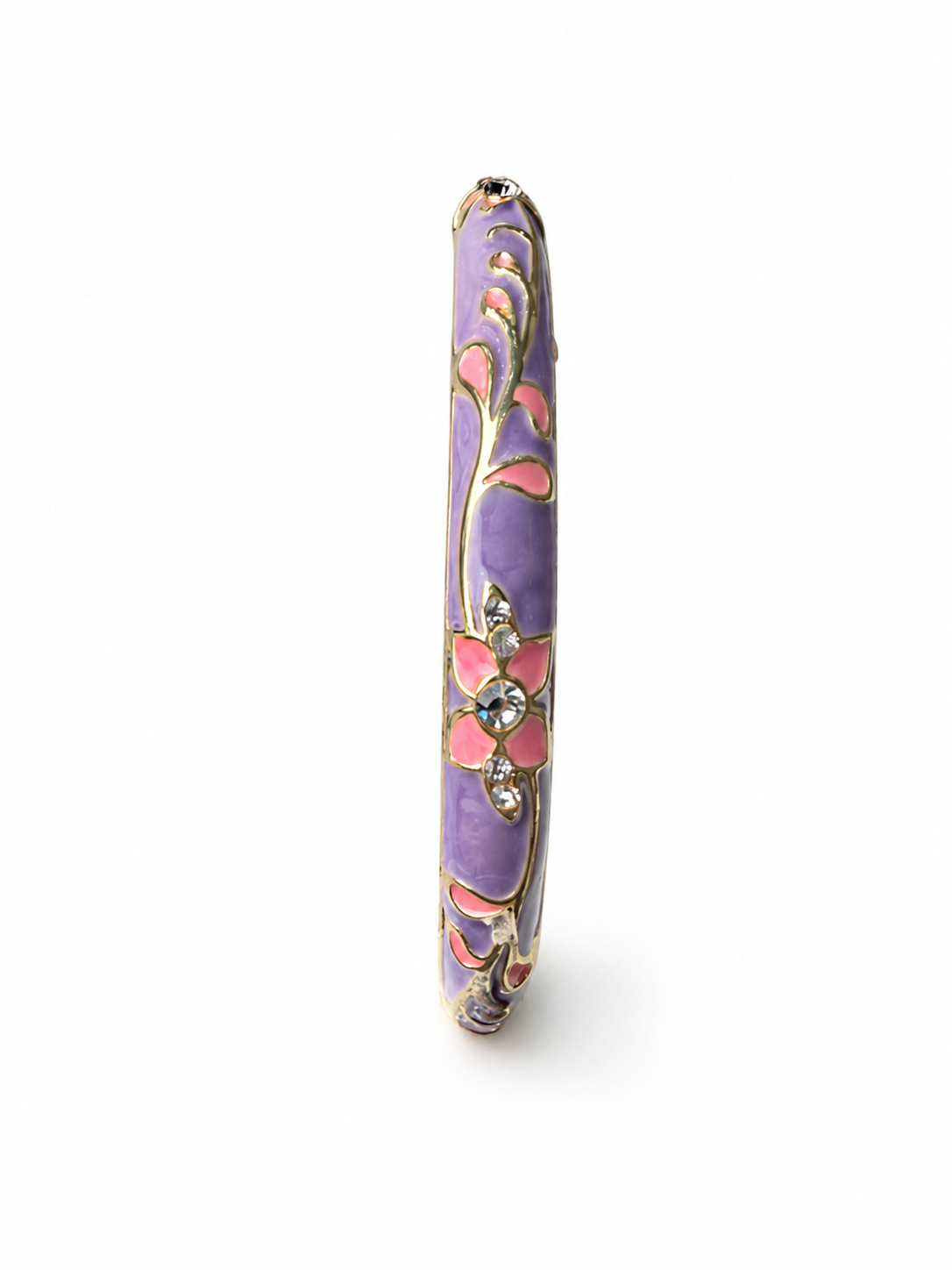 Joncs Thaïlandais "violet, rose poudré et or."