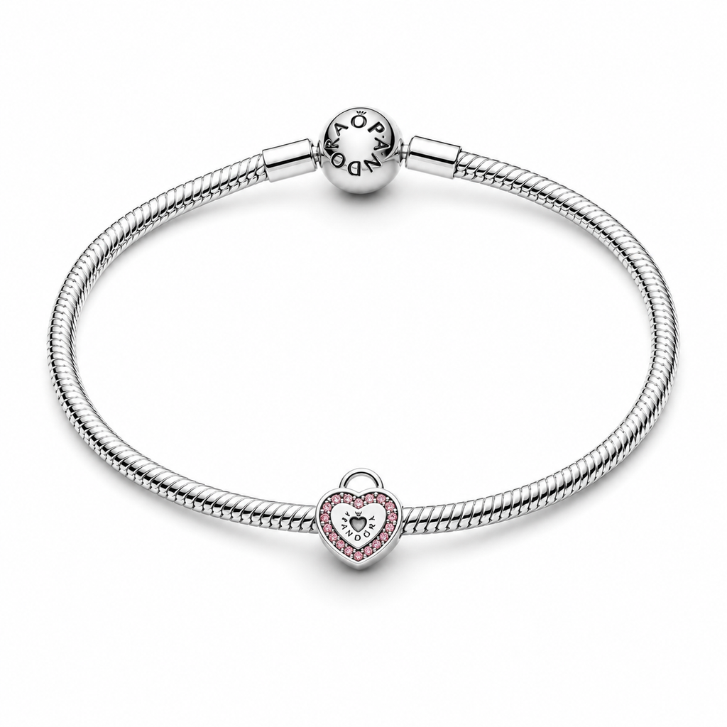 Charm Rosy Heart