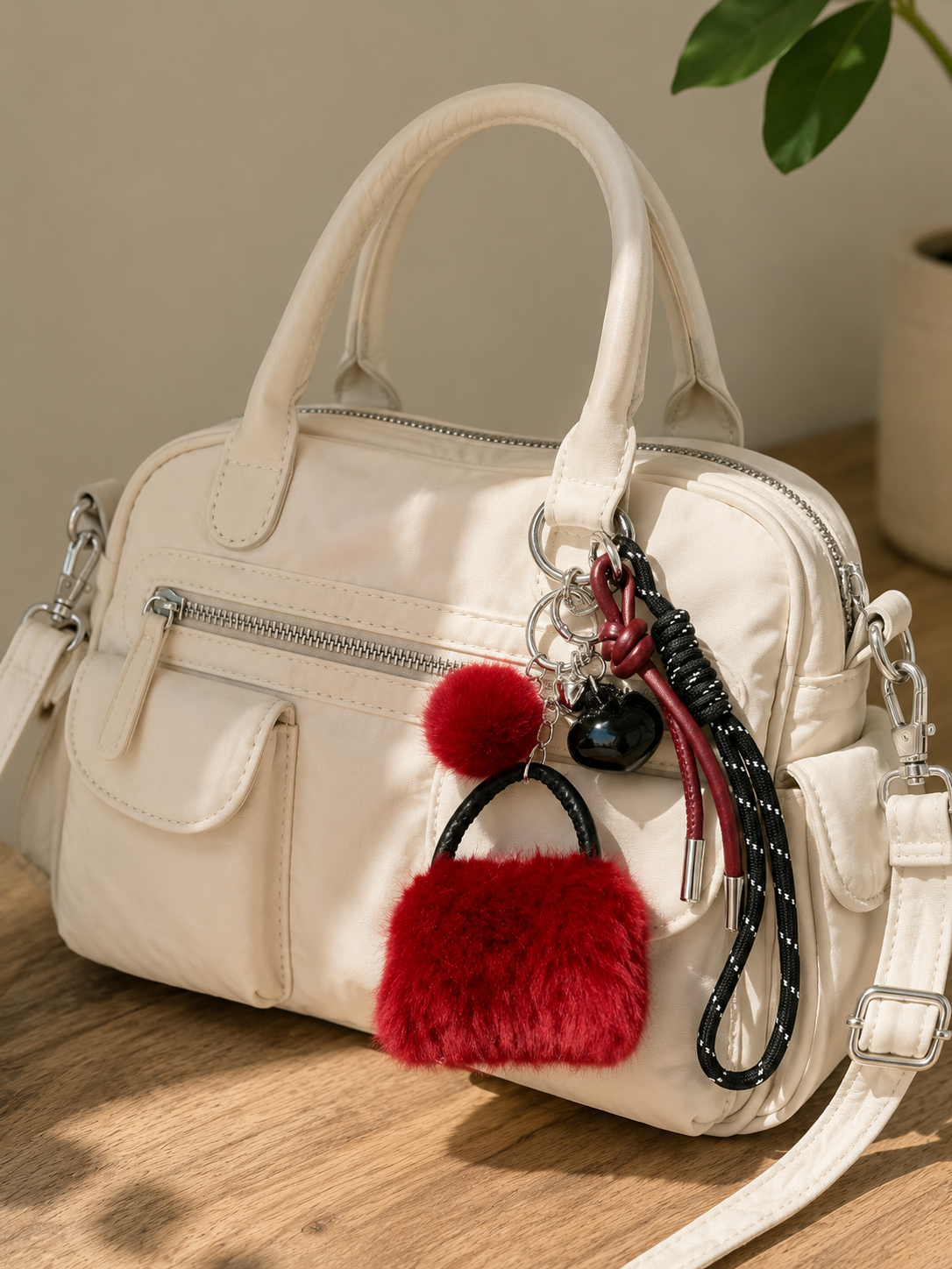 CHARM BAG Ruby Chic