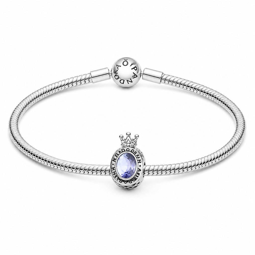 Charm Couronne Royale Améthyste