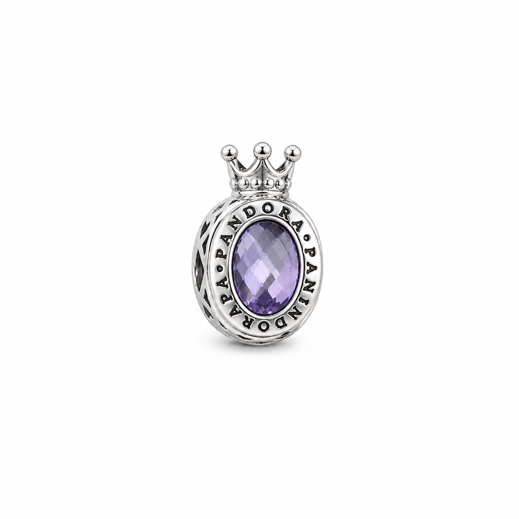 Charm Couronne Royale Améthyste