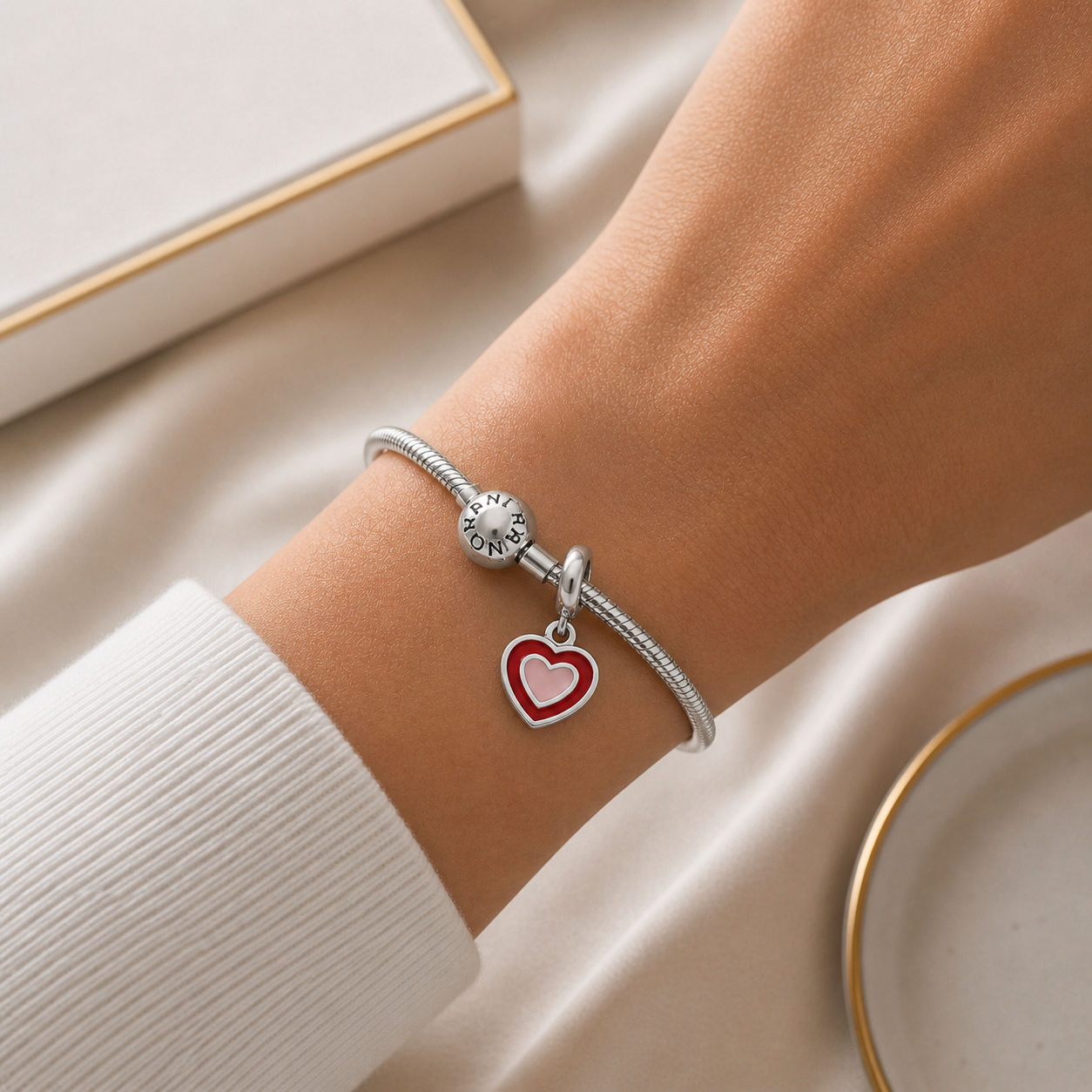 Charm Double Cœur Passion