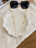 Chaîne de Lunettes Trèfle Doré