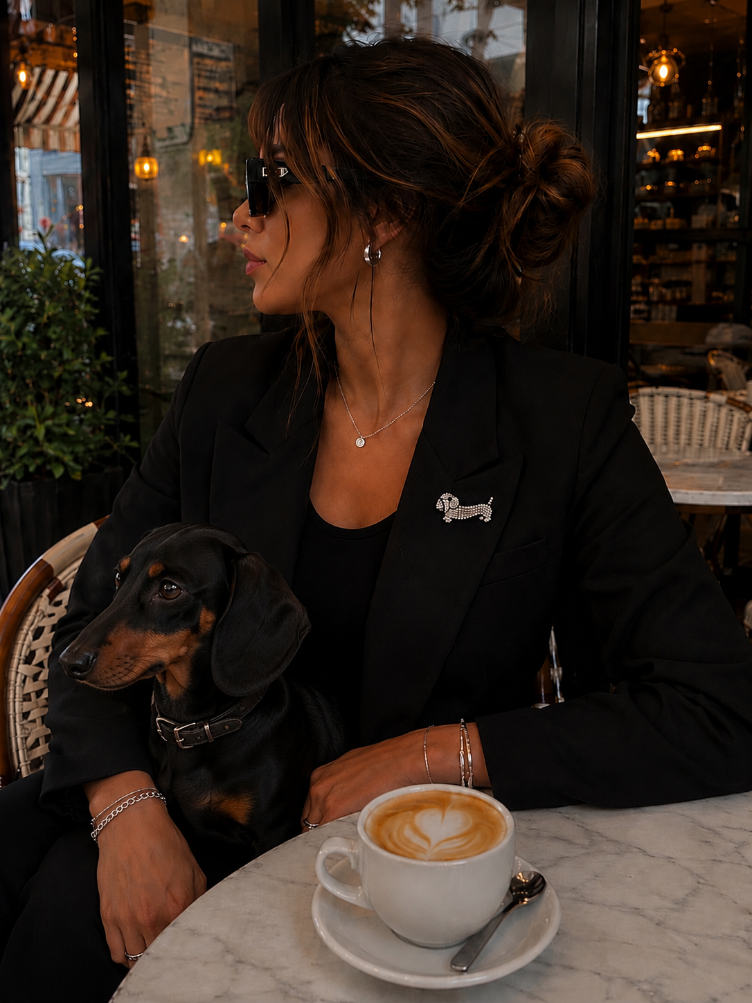 🐶 Broche Teckel Élégance ✨