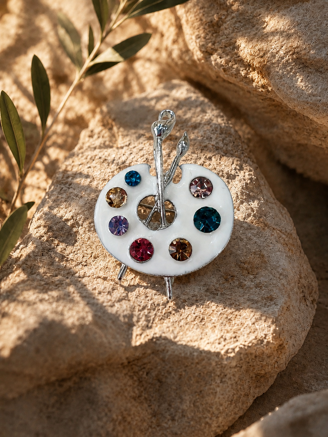 Broche Palette d’Artiste Éclat