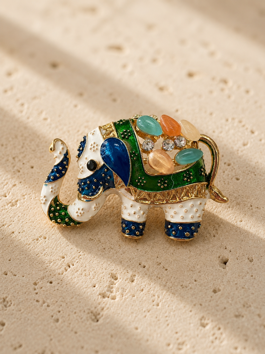 Éléphant Royal Émeraude
