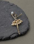 Ballerina Pearl Brooch