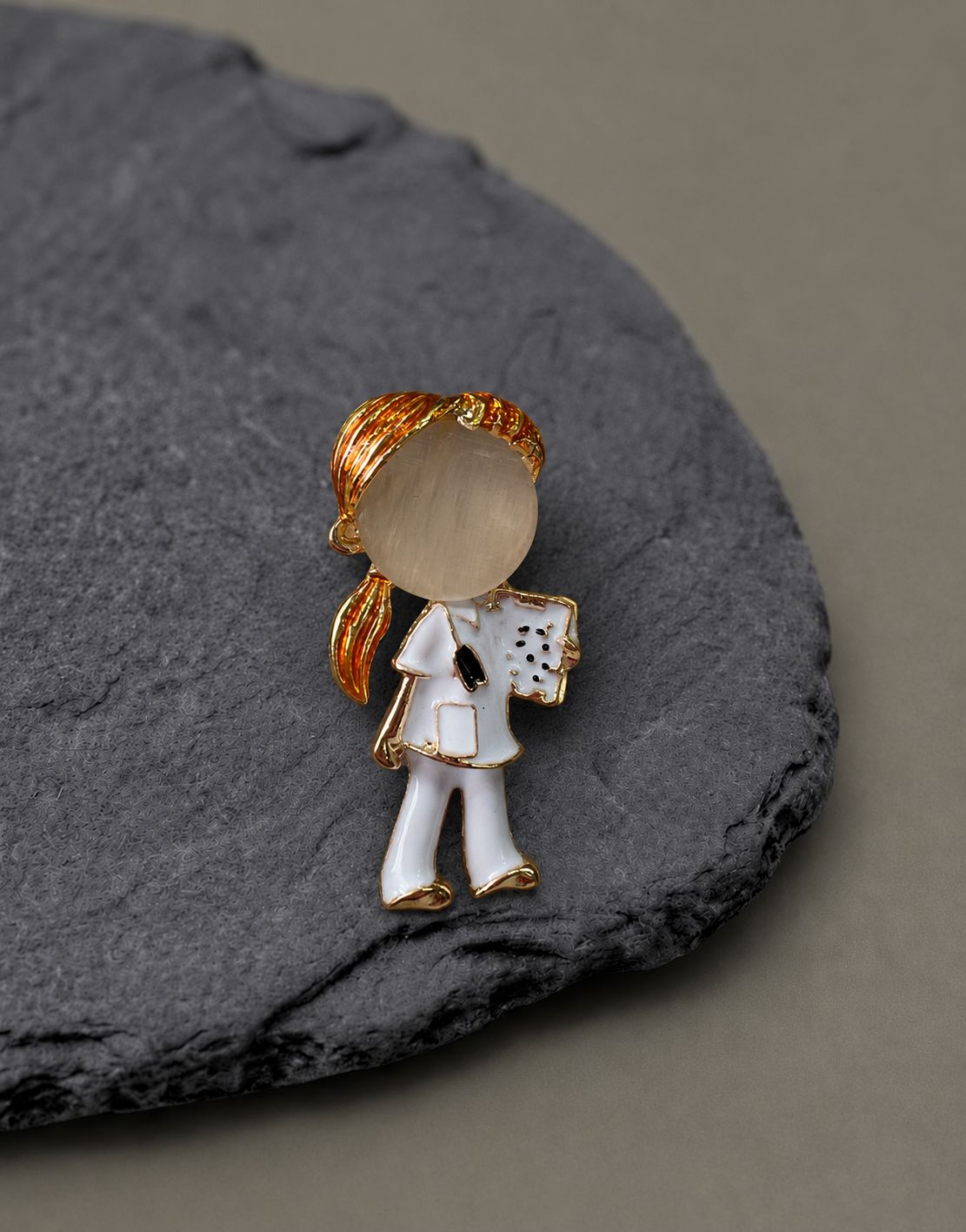 Nurse Care Charm Brooch