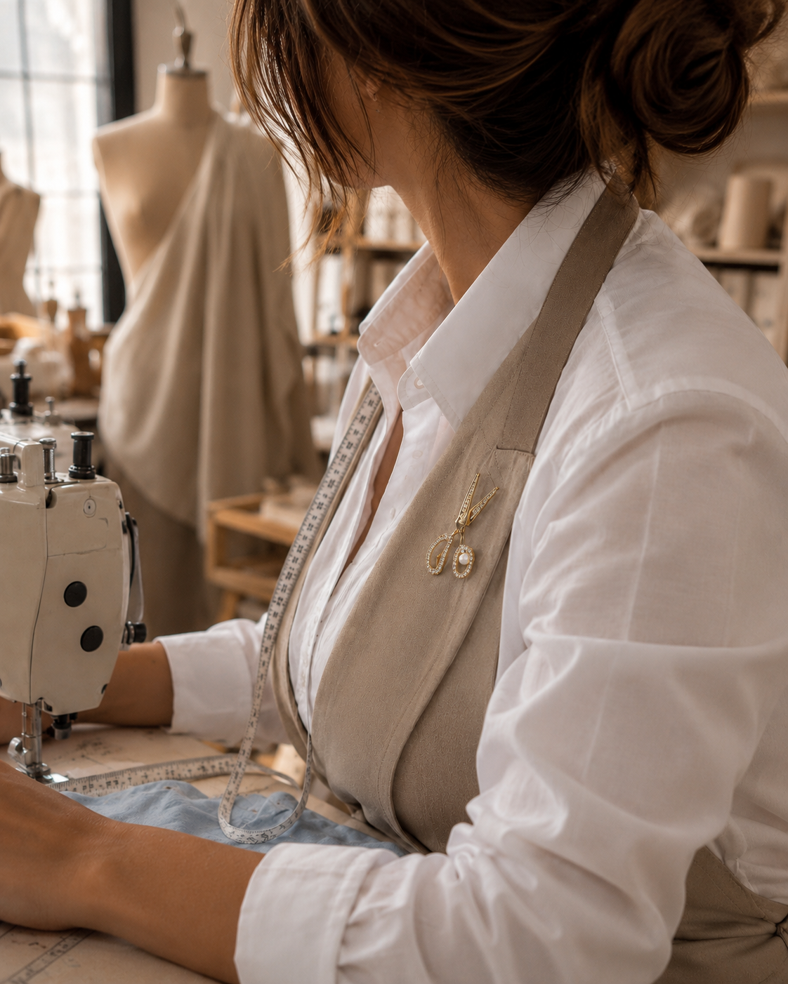 Broche Couture Élégance
