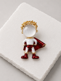Broche Petit Héros Rouge