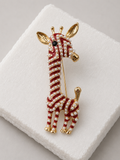 Broche Girafe Royale