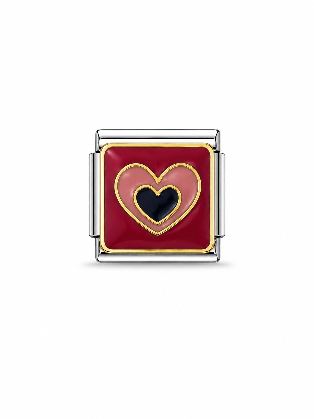 Charm Double Cœur Élégance