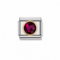 Ruby Glow Italian Charm