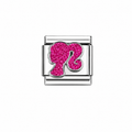 Pink Silhouette Charm