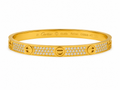 Bracelet Jonc Éclat Doré