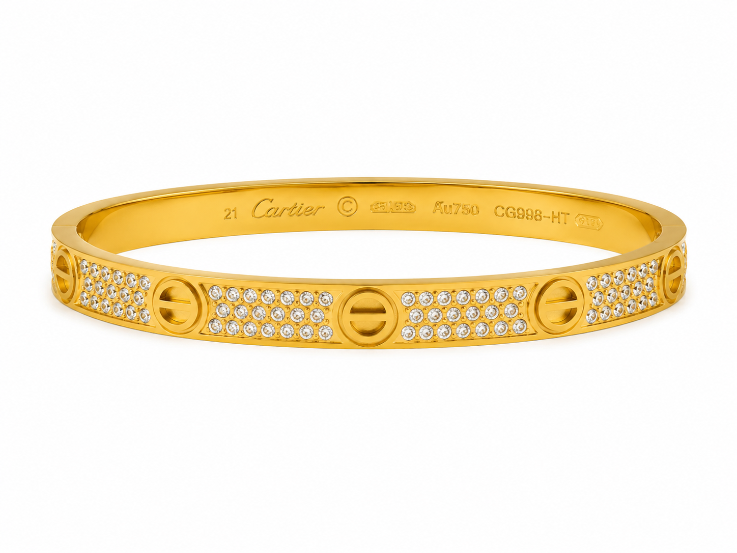Bracelet Jonc Éclat Doré