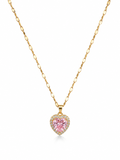 Collier Cœur Rose Élégance 💗