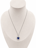 Collier Cœur Saphir Élégance 💙