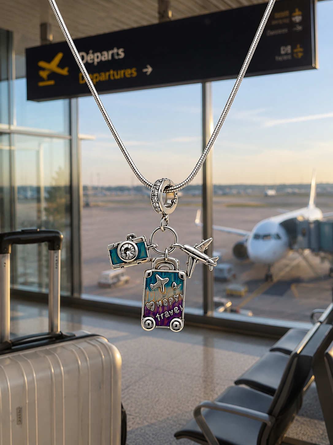Collier Happy Travel 🛫👩‍✈️