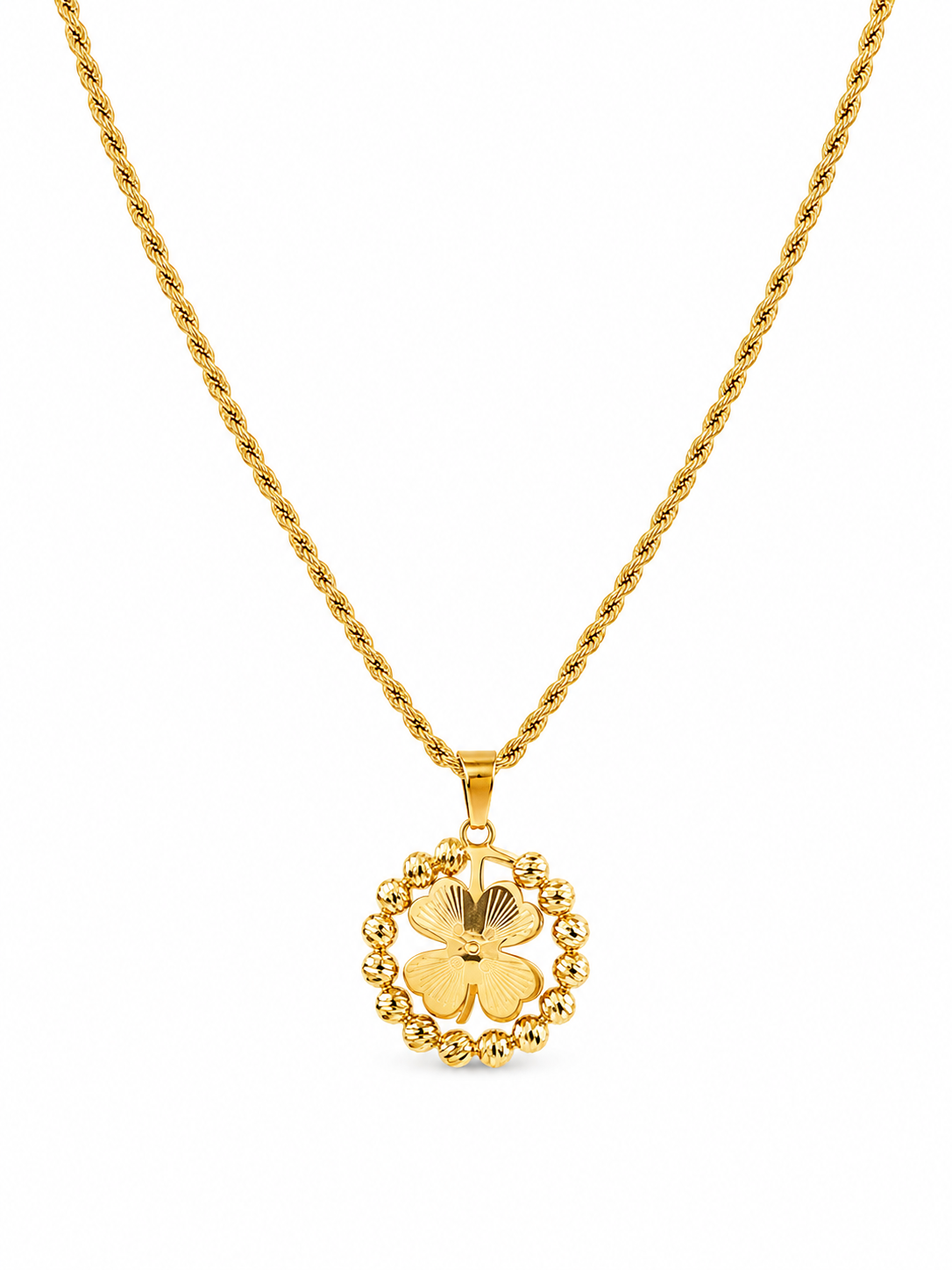 Collier Trèfle Doré
