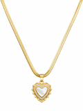Collier Cœur Nacré