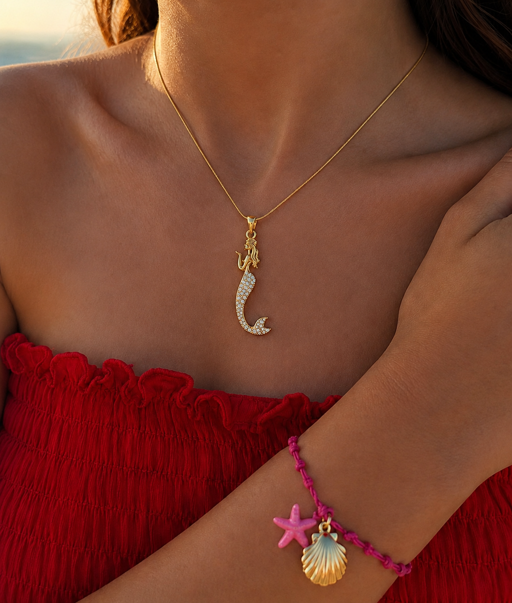 Collier Sirène Dorée