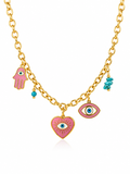 Collier Œil Protecteur & Hamsa