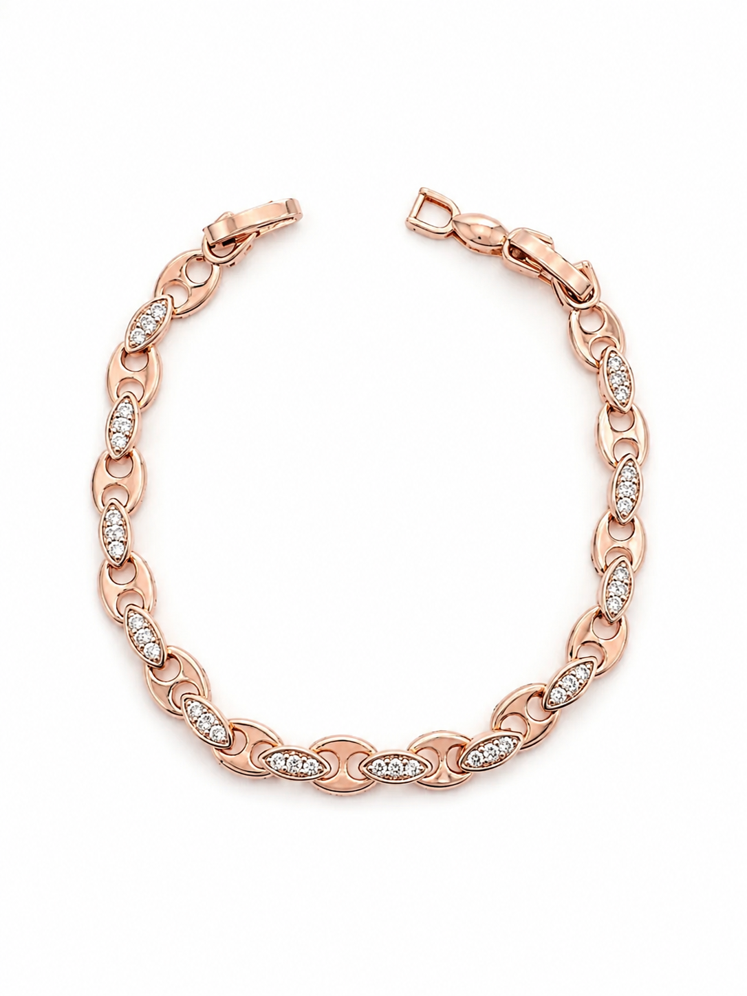 Gourmette Éclat Rosé