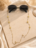 Chaîne de Lunettes Fleur Dorée
