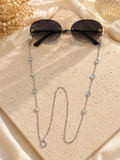 Chaîne de Lunettes Cœur Argenté