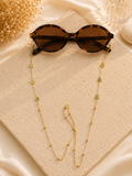 Chaîne de Lunettes Médaillon Élégance Dorée