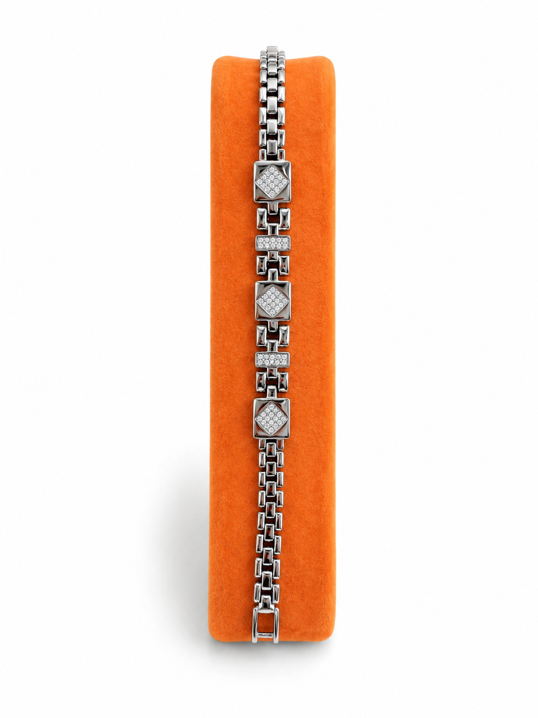 Bracelet Élégance Géométrique Argent