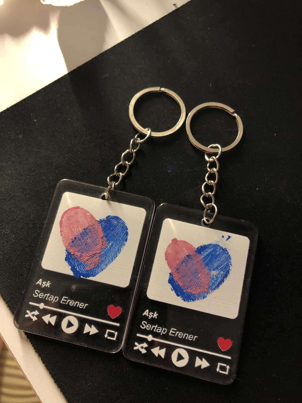 💖 Porte-clés Empreinte d’Amour