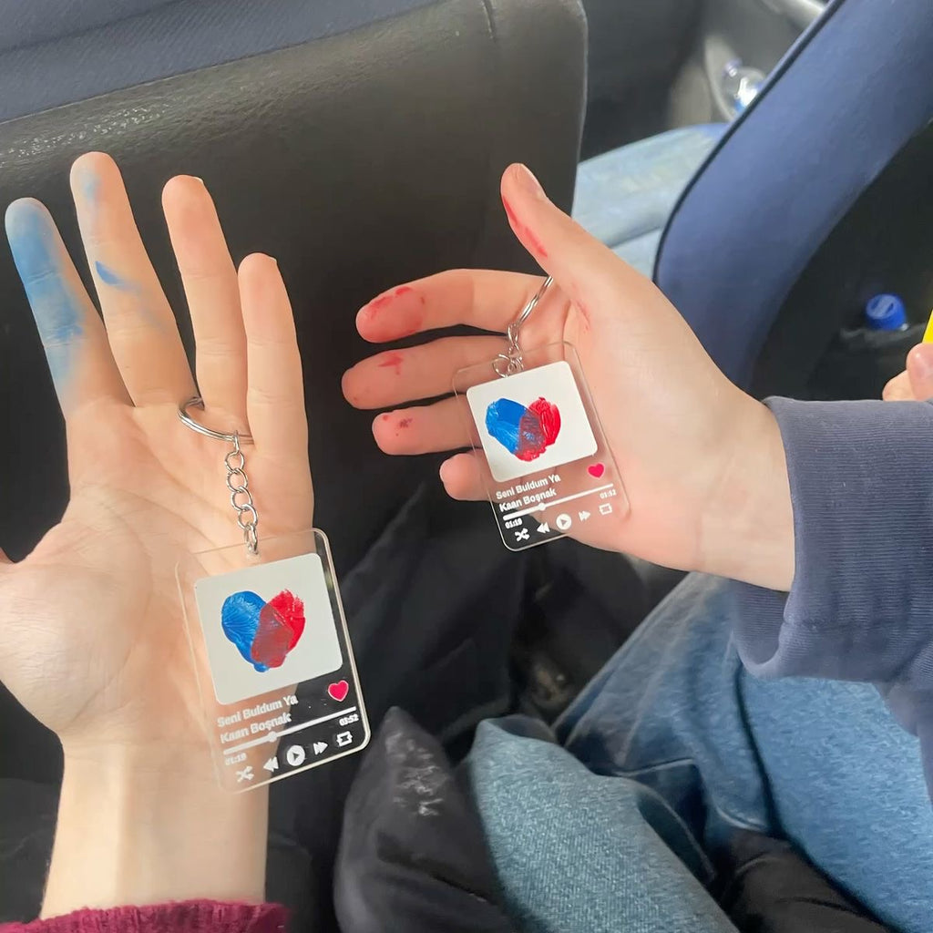 💖 Porte-clés Empreinte d’Amour