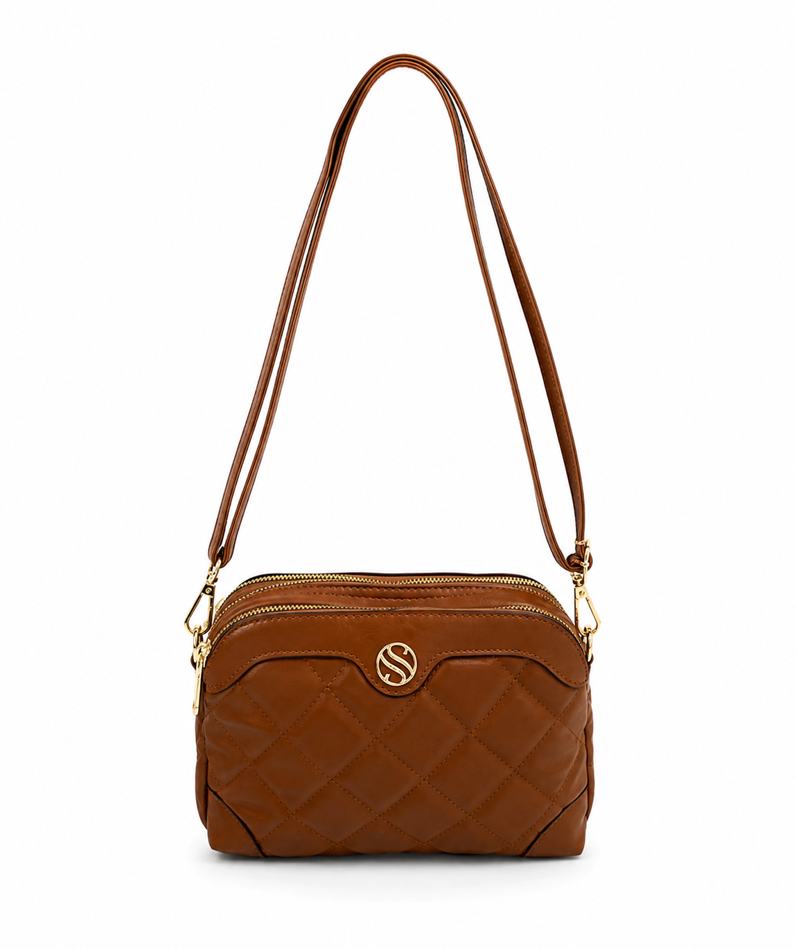 Sac Bandoulière Turc Matelassé – Camel