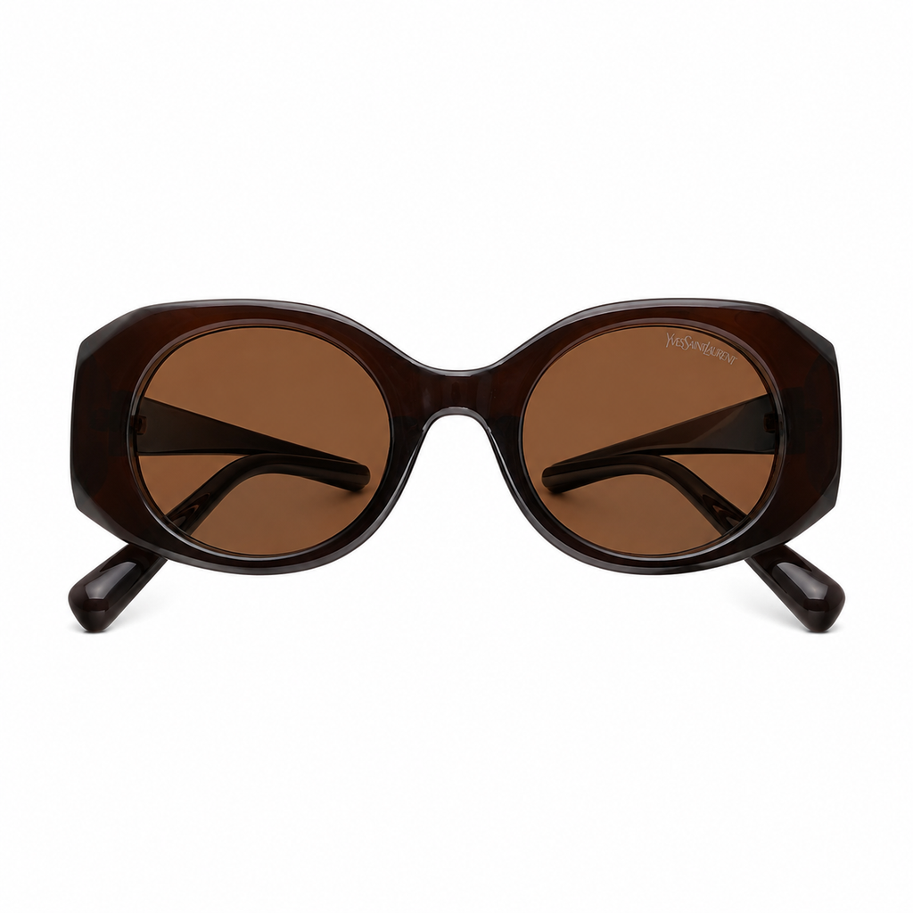Oversized Brown Sunglasses – Lunettes de Soleil Femme