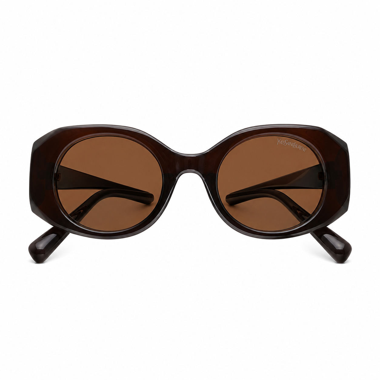 Oversized Brown Sunglasses – Lunettes de Soleil Femme