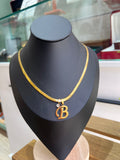 Collier Initiale B