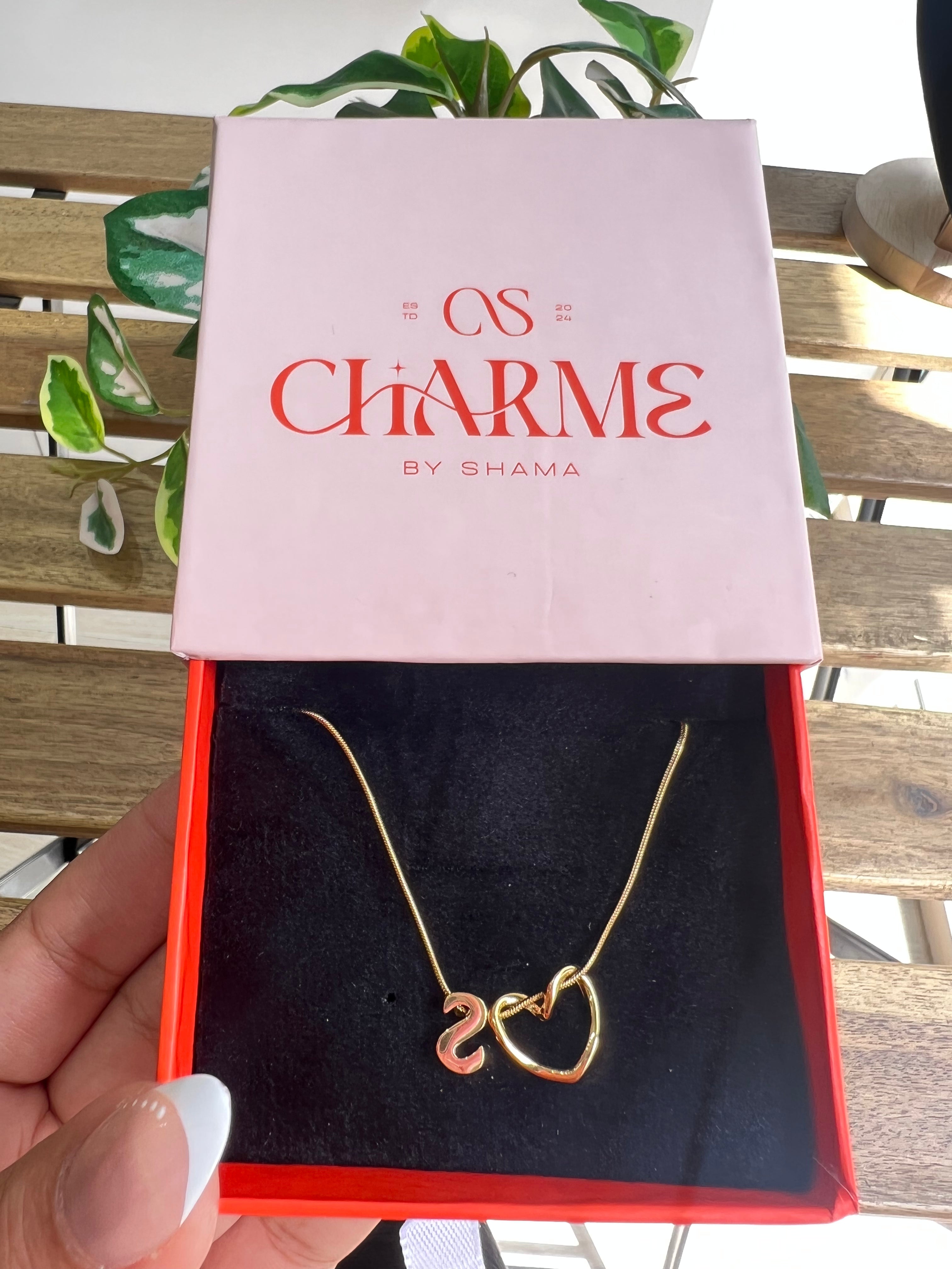 Collier Initiale COEUR S