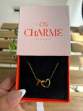 Collier Initiale COEUR T