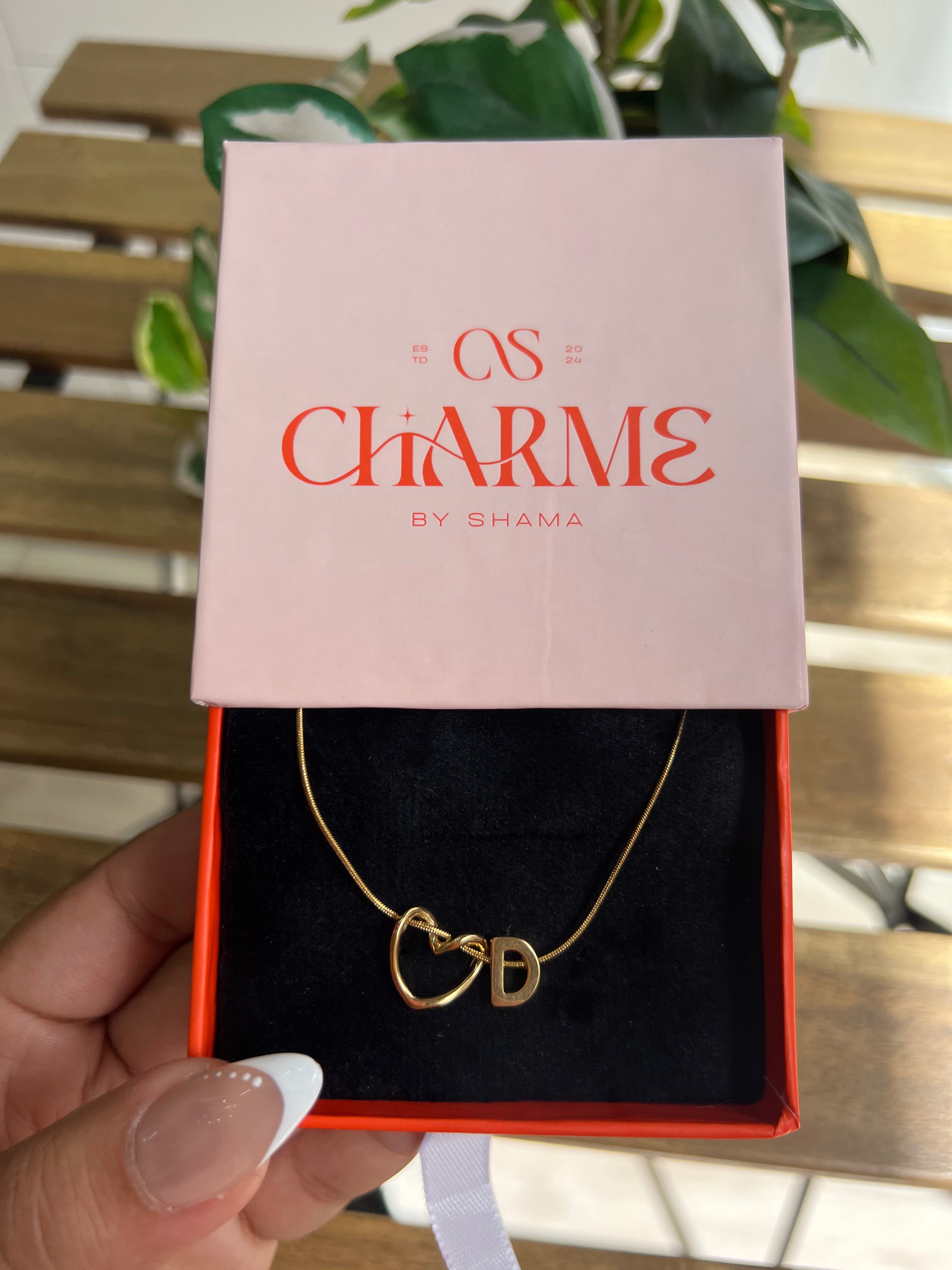 Collier Initiale COEUR D