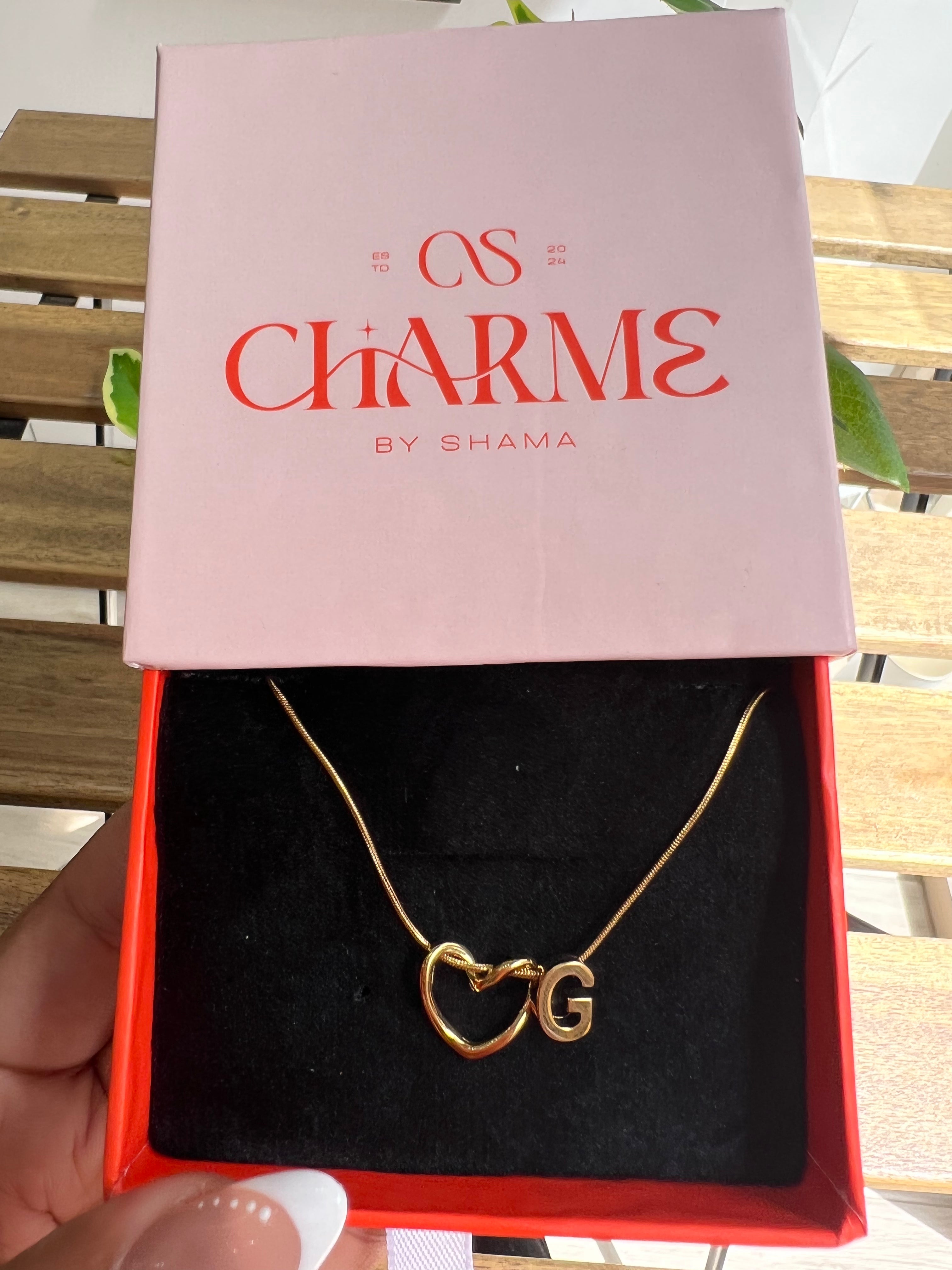 Collier Initiale COEUR G