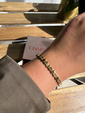 Bracelet Bee Semi-pavé Doré