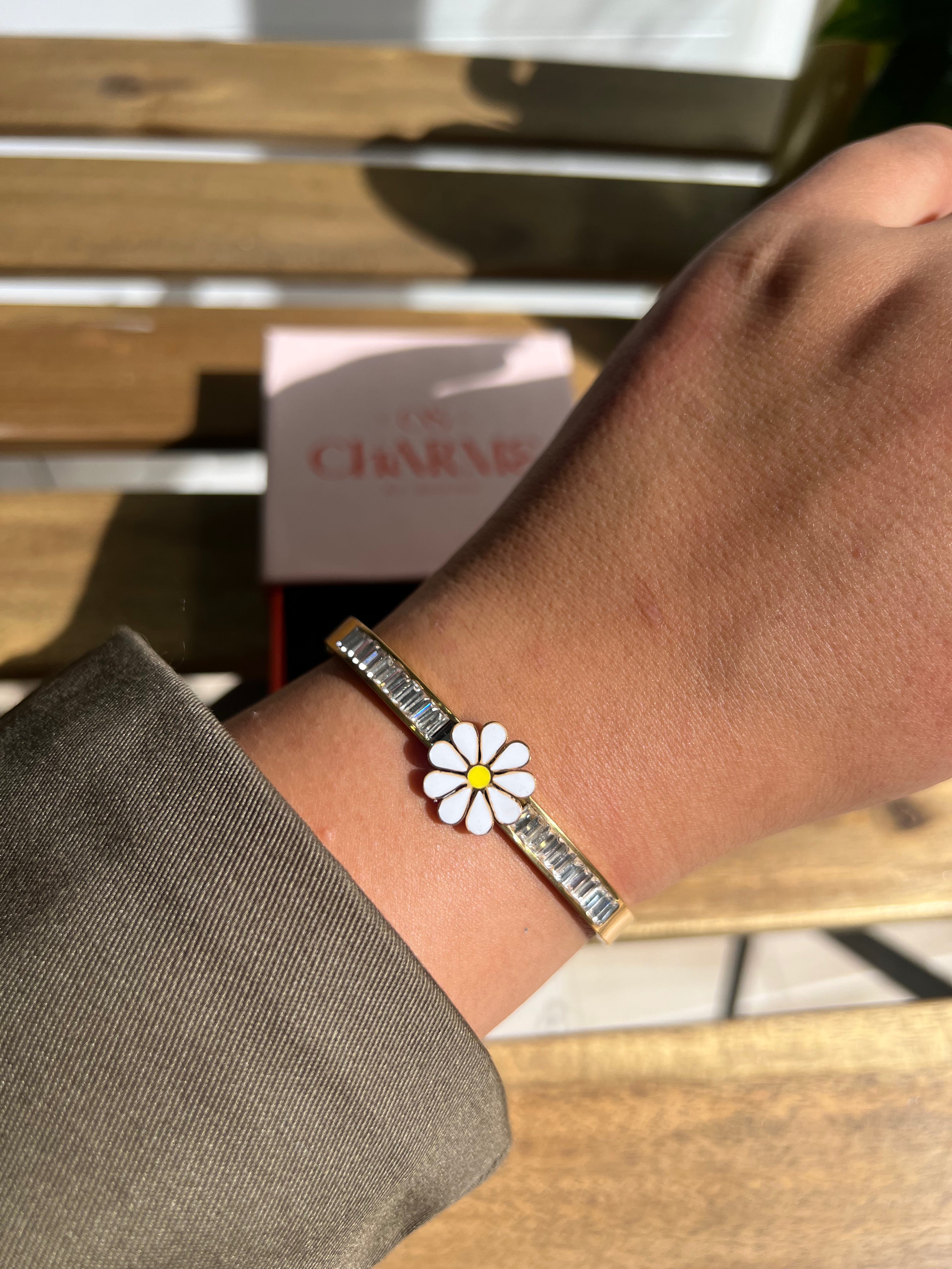 Bracelet Marguerite doré